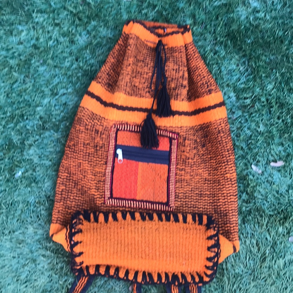 Peruvian Backpack Orange - image 1